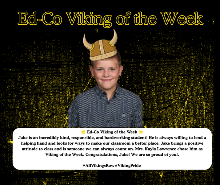 Edgewood-Colesburg CSD - Viking of the Week-Jake