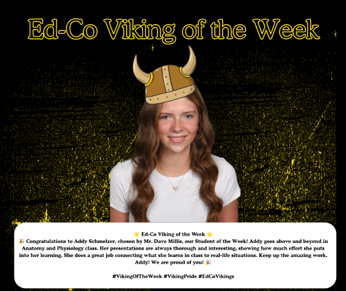 Edgewood-Colesburg CSD - Student of the Week-Addie Schmelzer
